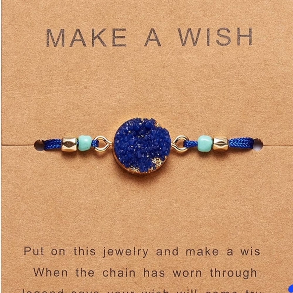 Make A Wish woven wrap bracelet
